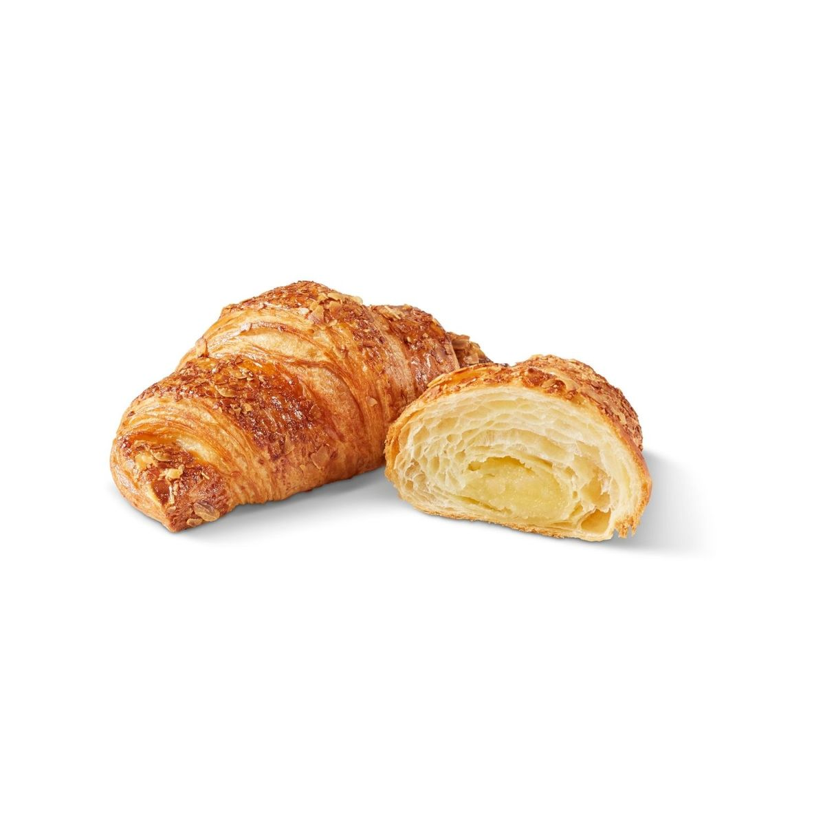 Croissant with marzipan