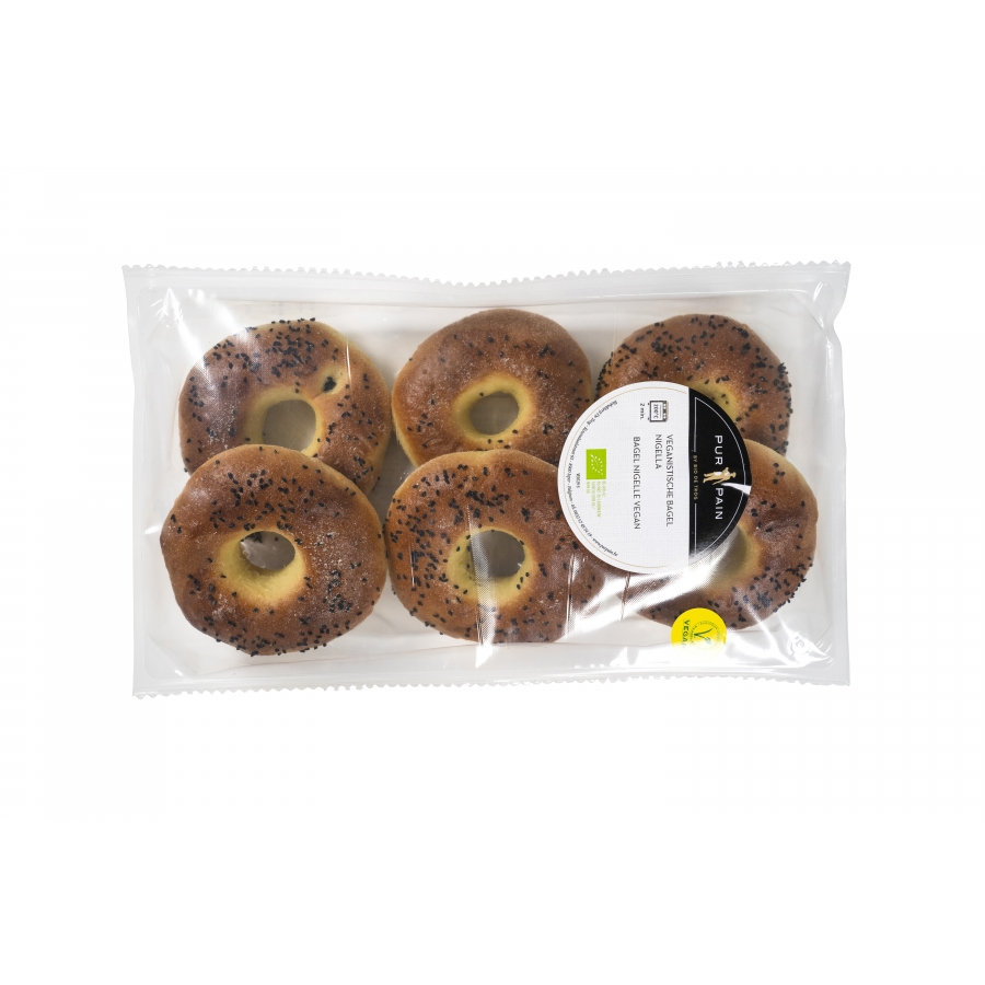 BIO vegan bagel nigella