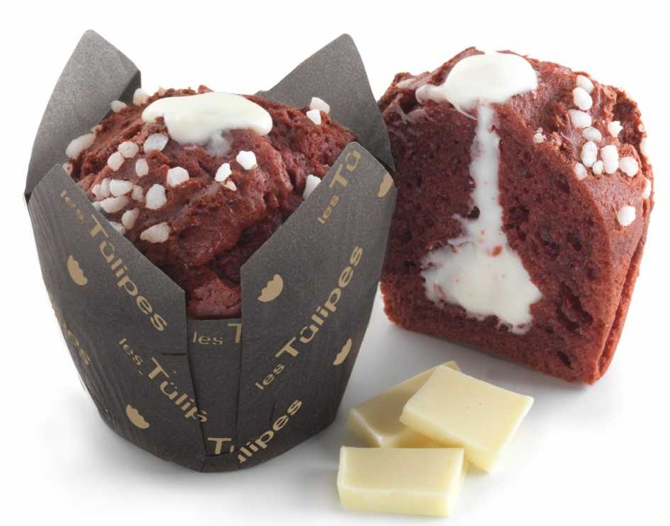 Red Velvet Tulip Muffin