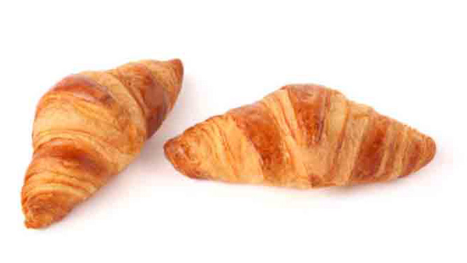 Mini croissant with butter