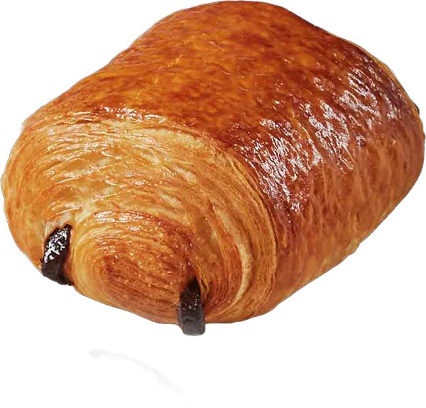 Chocolate roll real butter/milk unleavened