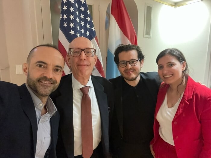 Founders touring various embassies around the world