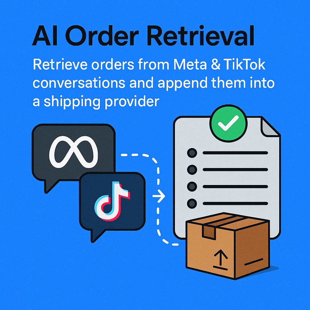 AI Order Retriever from Messenger