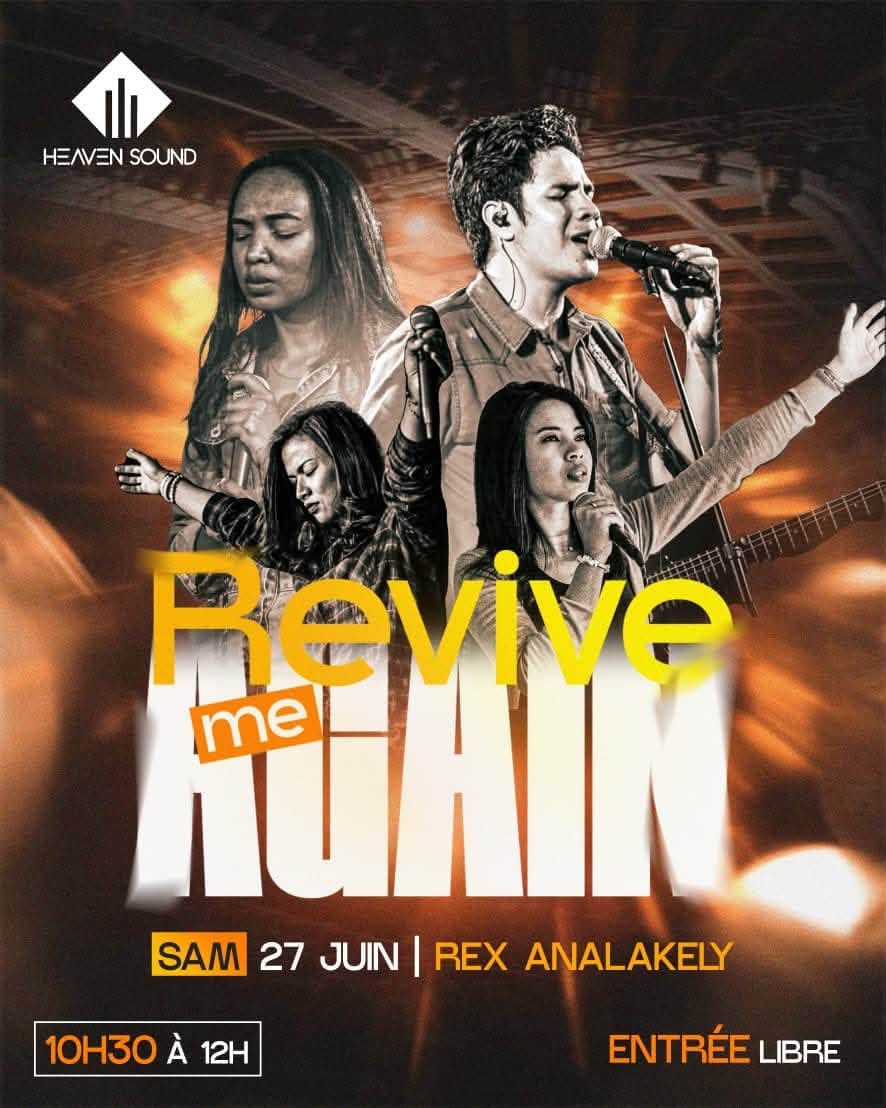 Affiche officielle de l'événement Revive Me Again par Heaven Sound