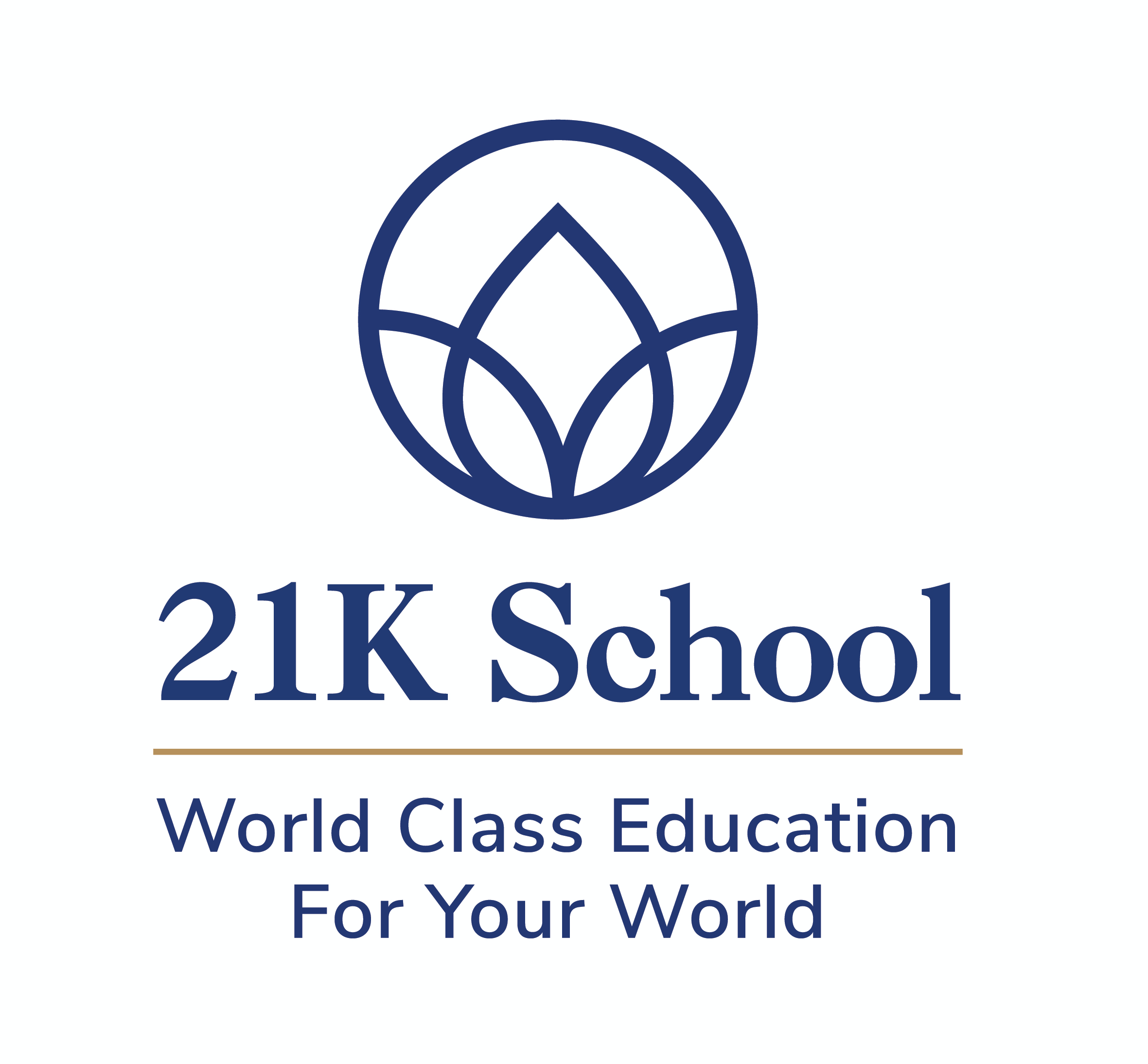 K school. English Banks logo.