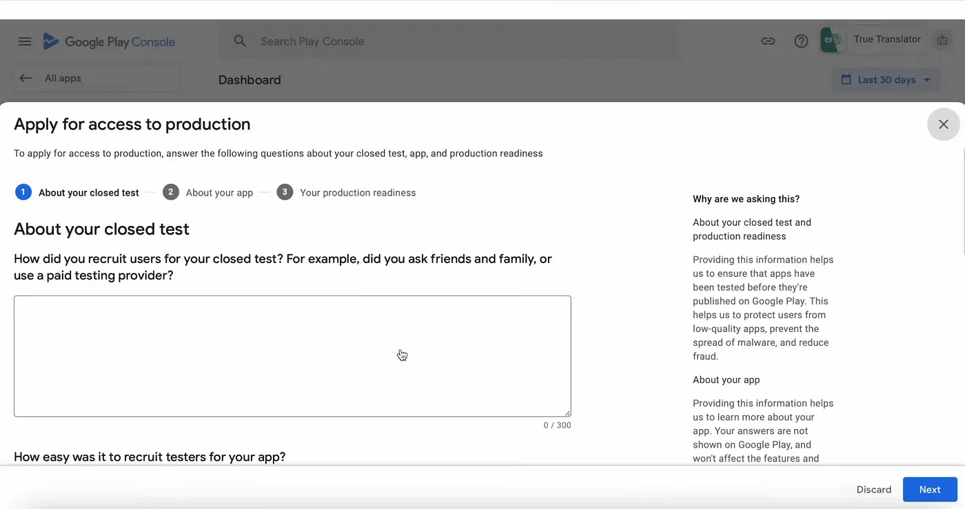 Closed Testing Answers