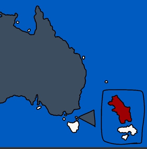 Экзамен по островам Австралия #Австралия #остров #карта