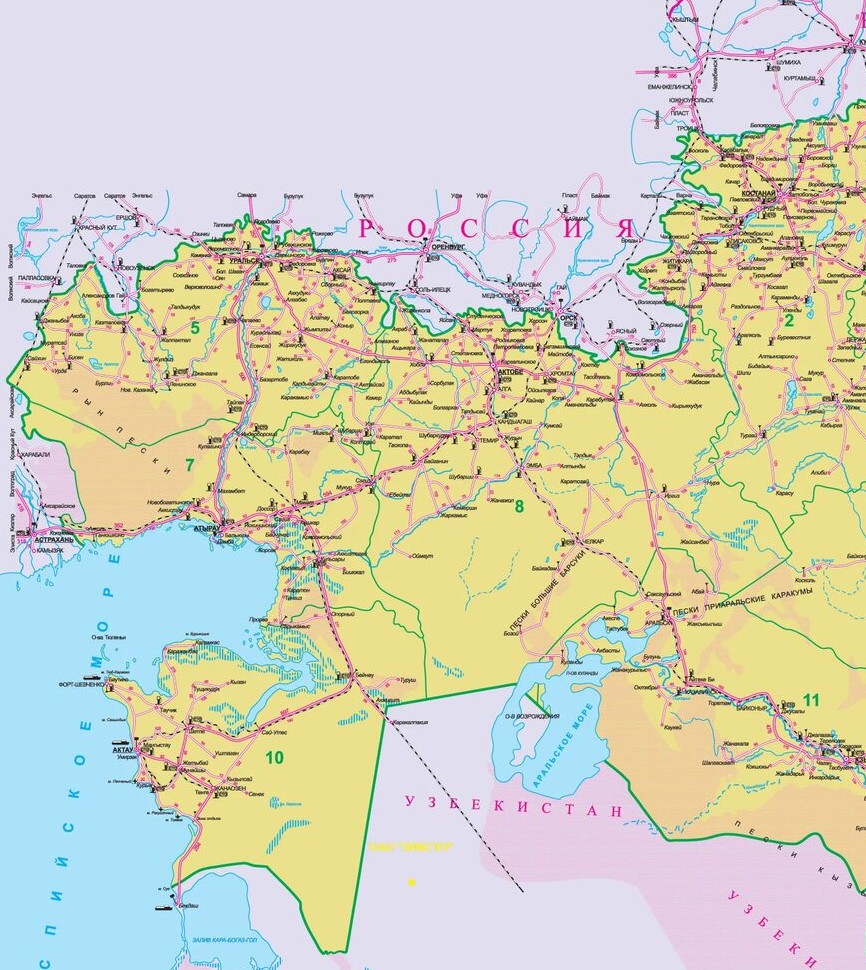 Экзамен по Казахстану - 1 #карта #Казахстан