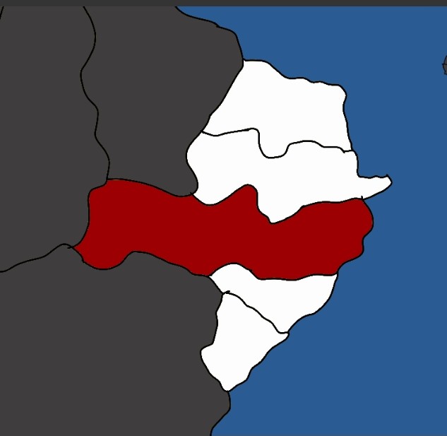 Штаты Бразилии - Приближённые #субъект #Бразилия #карта