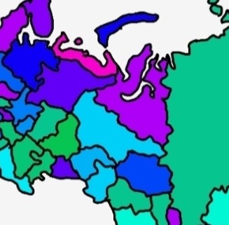 Самые населённые субъекты России по типам #Россия #субъект #население