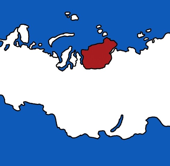 Полуострова России на карте #полуостров #Россия #карта