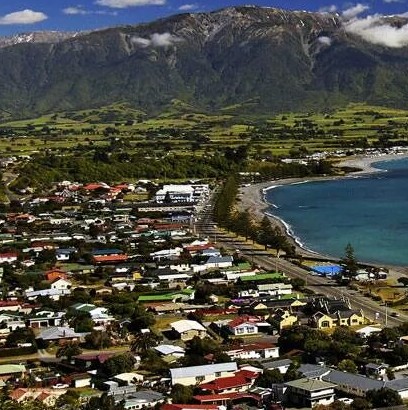 Городские пункты #Новая Зеландия #город #карта