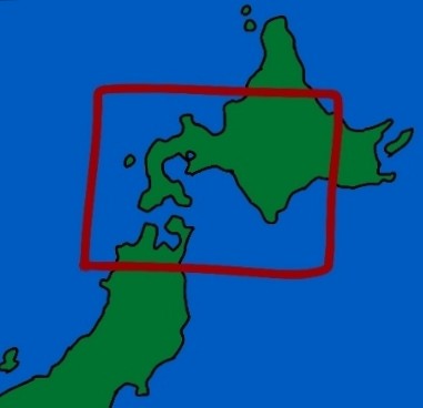 Пролив Цугару #Япония #карта