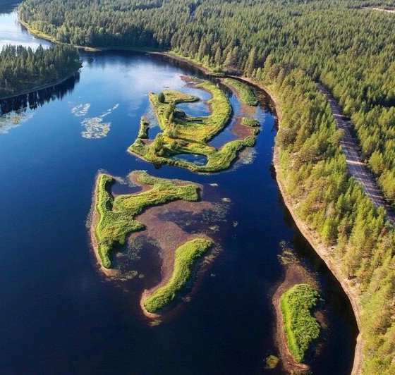 5 самых больших озёр России #озеро #Россия