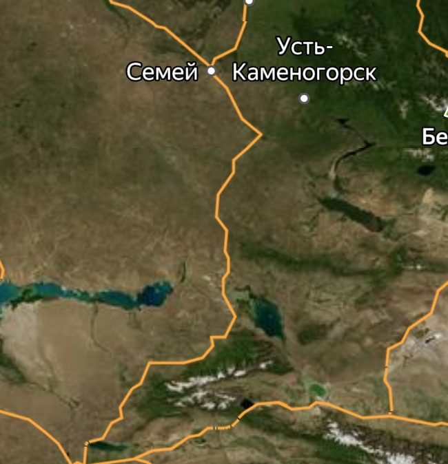 Местность Востока #Казахстан #карта