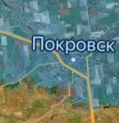 НП на Покровском направлении СВО на карте #карта #Россия #Украина #война #город #СВО