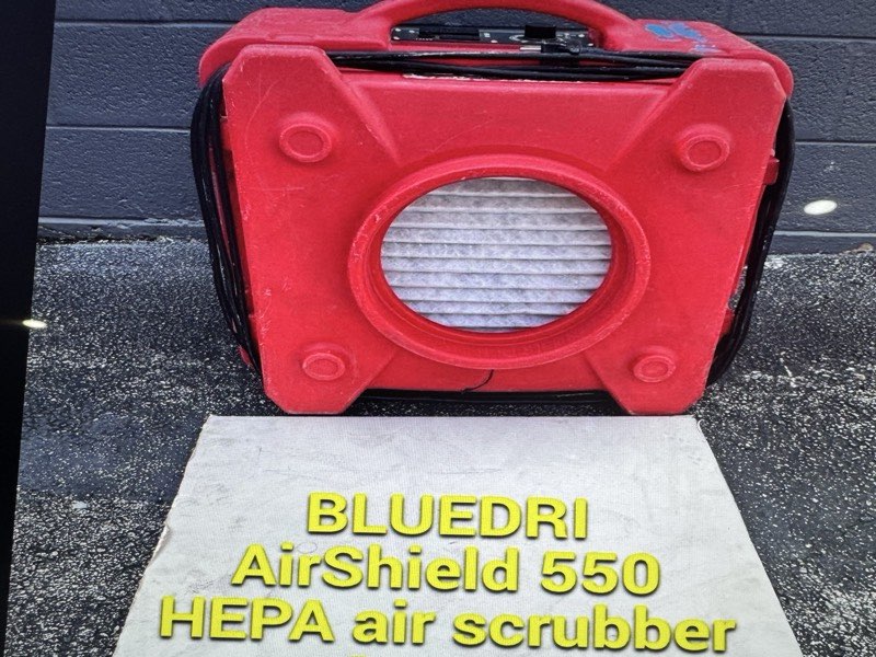 Negative air heap filter, air filtration device.