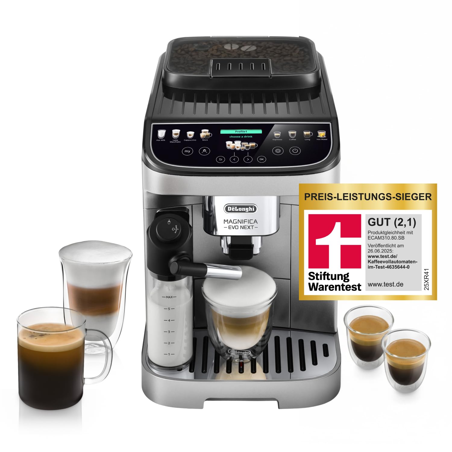 De'Longhi Magnifica Evo – Espresso-Zubereitung Lifestyle-Ansicht