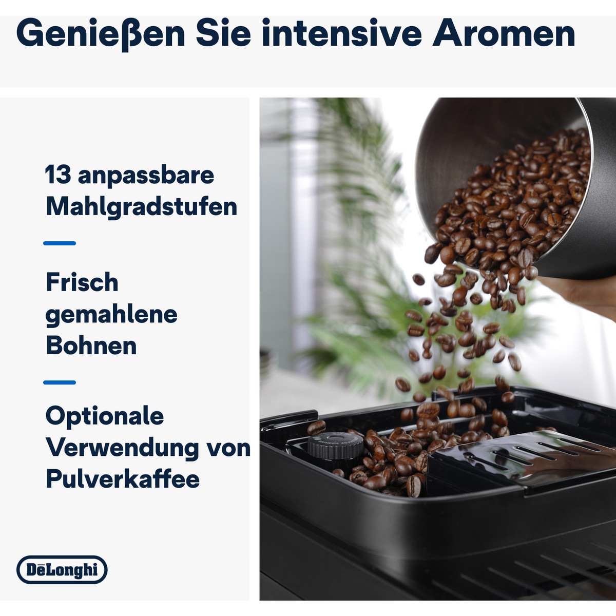 De'Longhi Magnifica Evo Next ECAM310.80.SB – Rückansicht