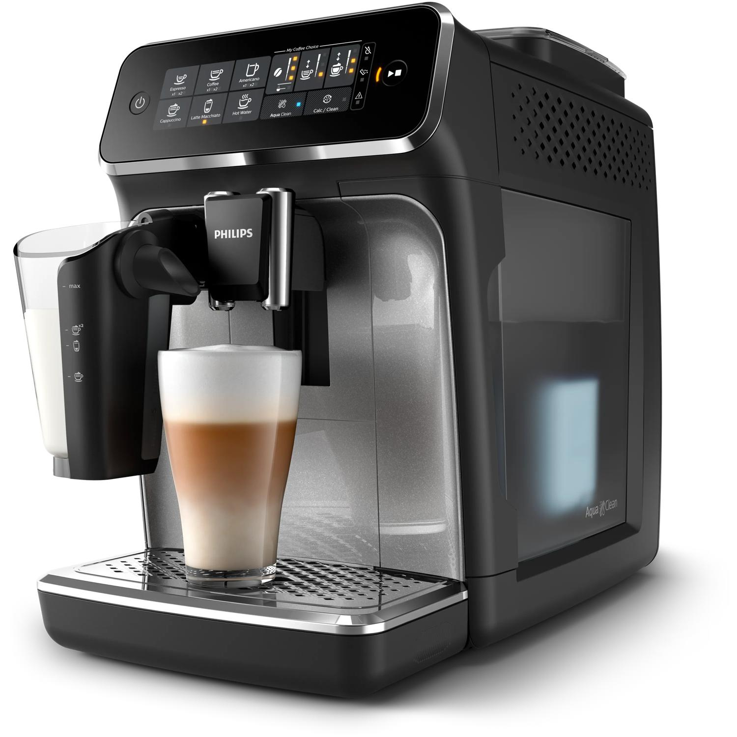 Philips Series 3200 LatteGo EP3246/70 – Kaffeevollautomat mit integriertem LatteGo-Milchbehälter