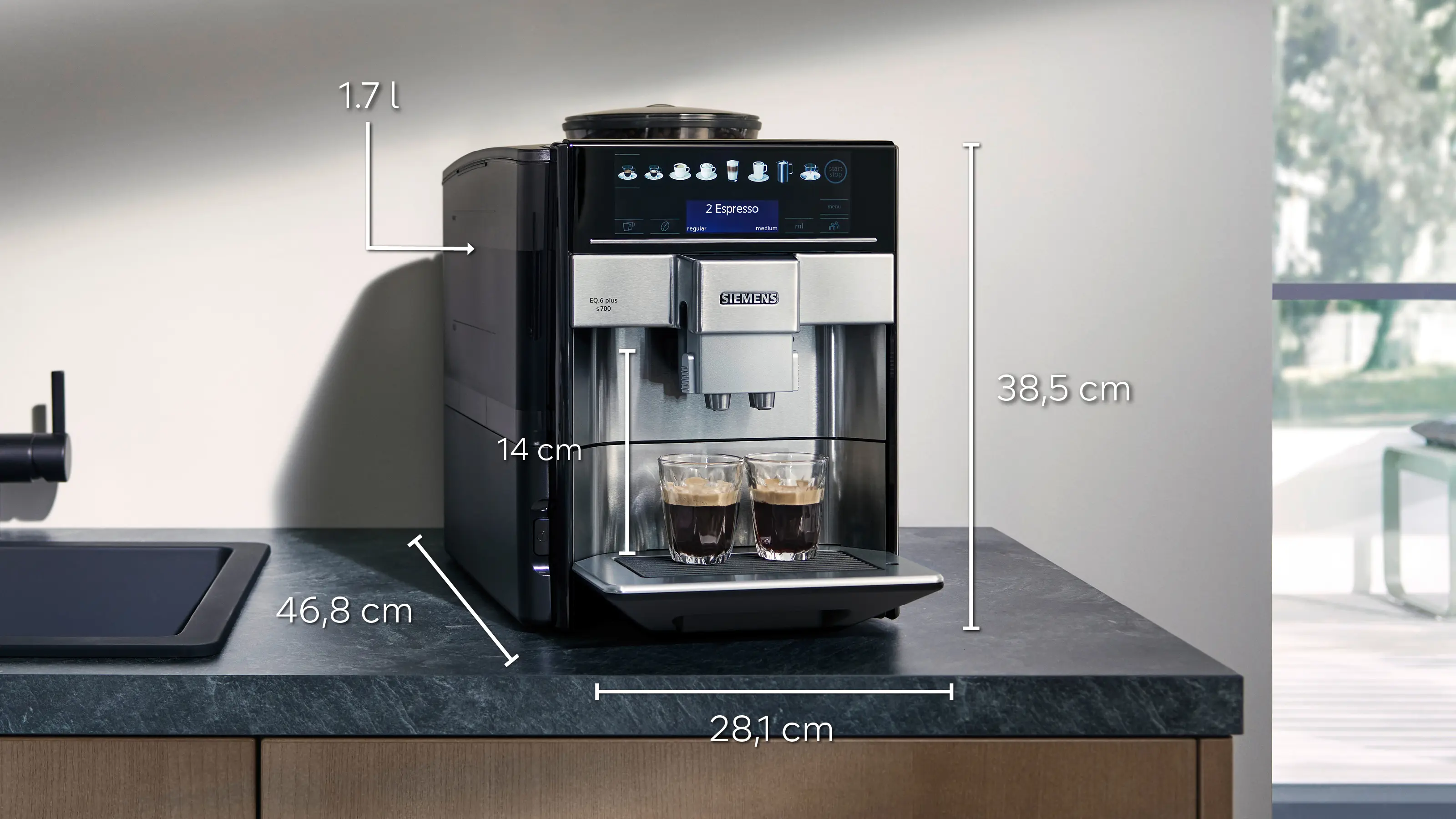 Siemens EQ.6 plus s700 – Milchschlauch-System und Dampfdüse