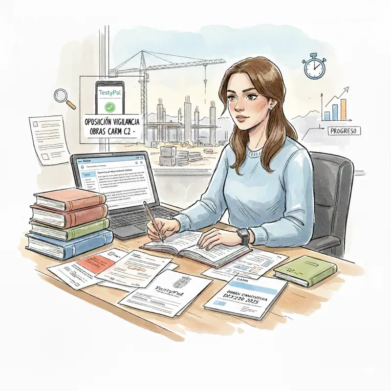 Oposición Vigilancia de Obras CARM C2 (DFX29): Transforma tu Temario en una Plaza con el Entrenamiento Correcto