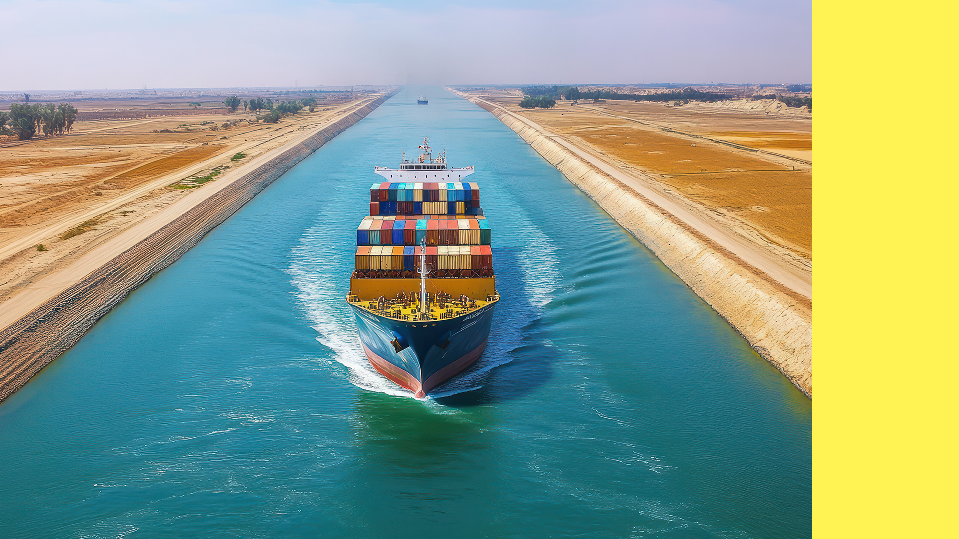 Imagem do post com título Companhias marítimas avaliam retorno gradual ao Canal de Suez