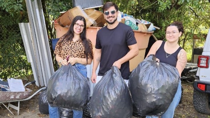 Imagem representativa da ação social Arrecadação de tampinhas.