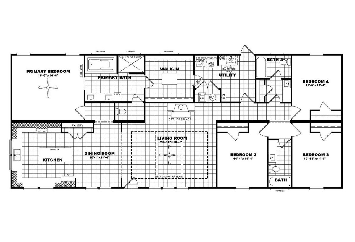 Floor plan for The Olympus