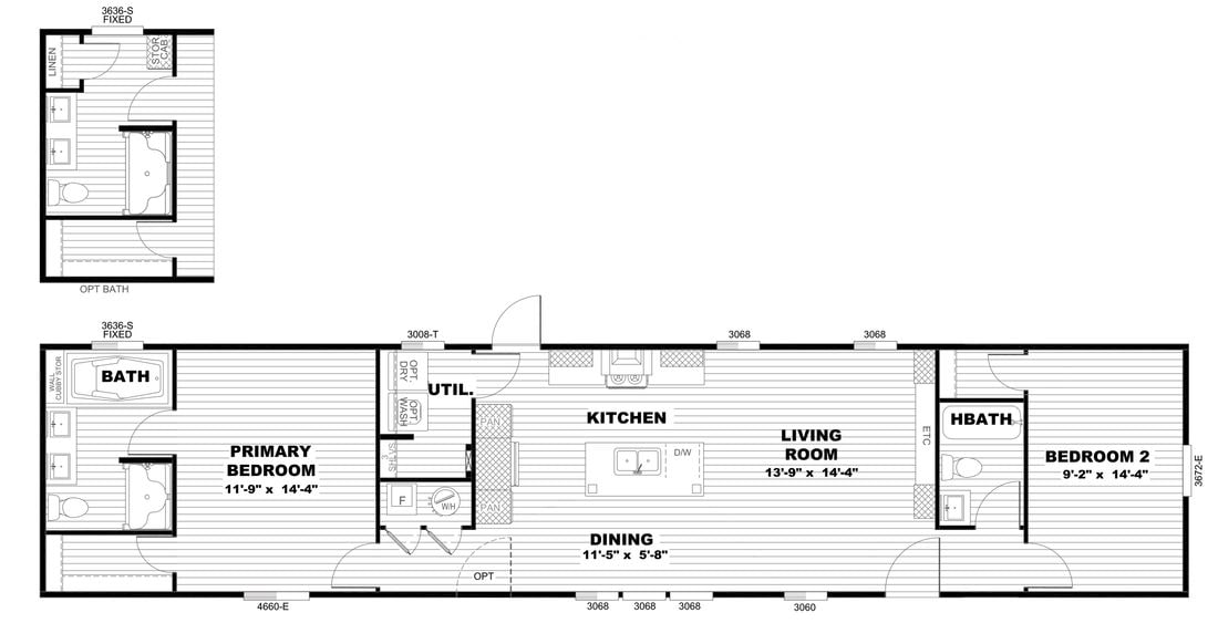 Floor plan for Resolution 16682X