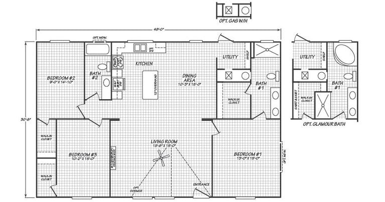Floor plan for Valu Maxx Premier 32483E