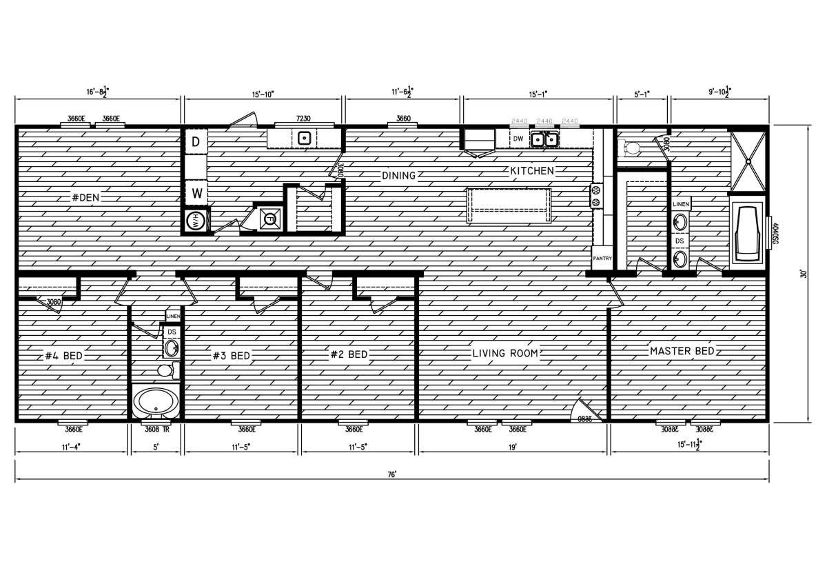 Floor plan for The Mulberry Extra