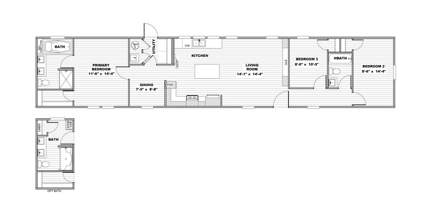Floor plan for Resolution 16763W