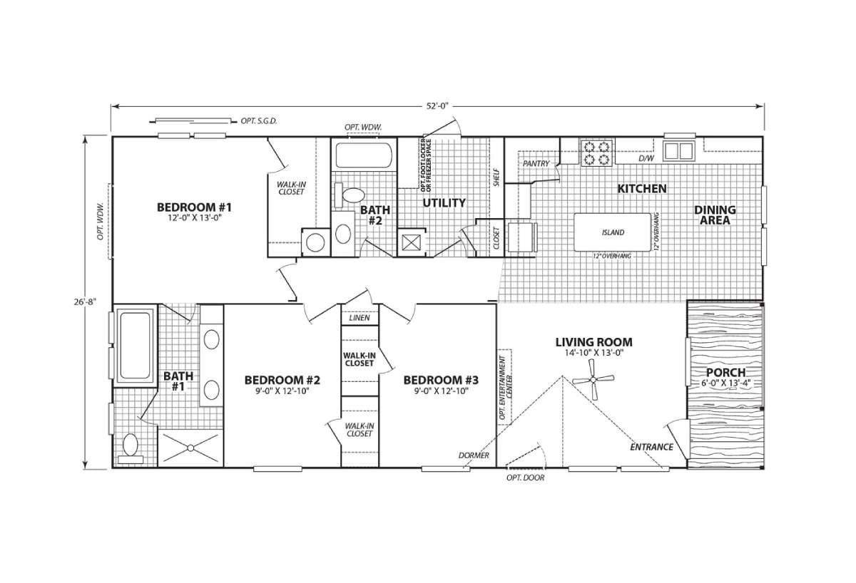 Floor plan for Verde Ranch 28523N