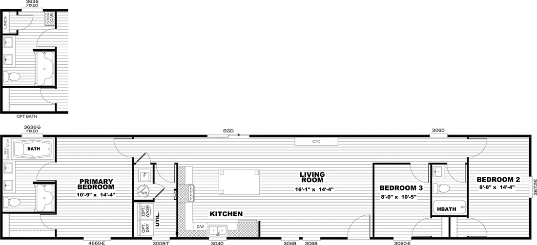 Floor plan for Resolution 16763H