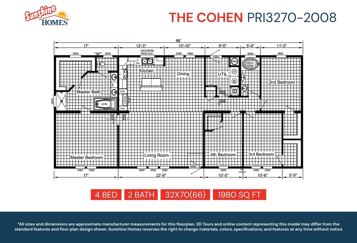 Floor plan for The Cohen