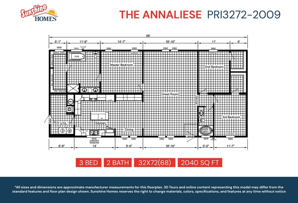 Floor plan for The Annaliese
