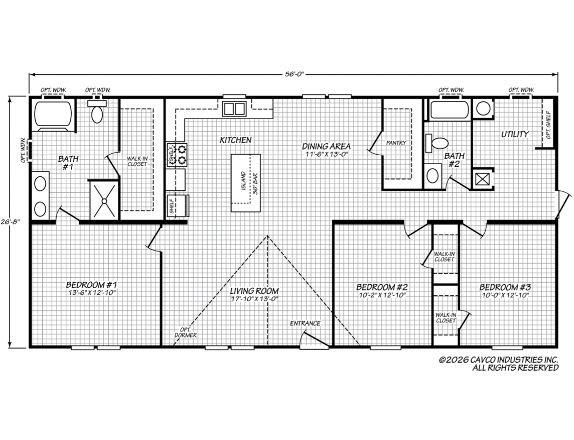 Floor plan for TrailBlazer