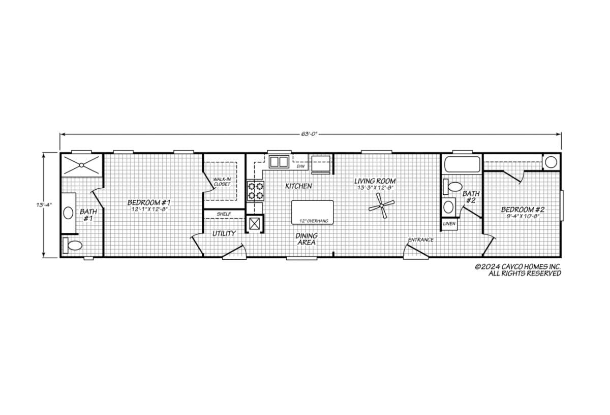 Floor plan for Verde Ranch 14632N