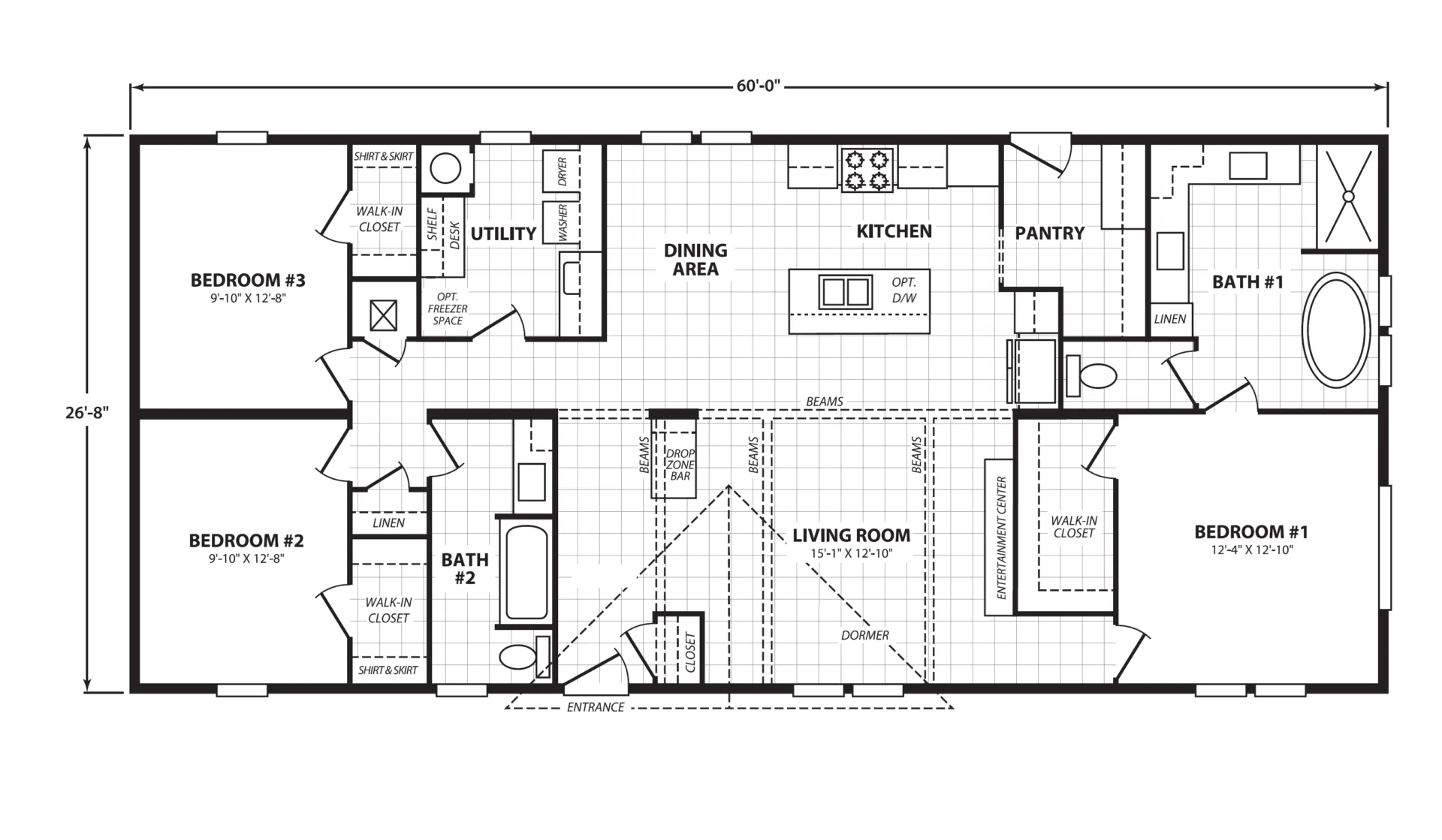 Floor plan for The Vivid
