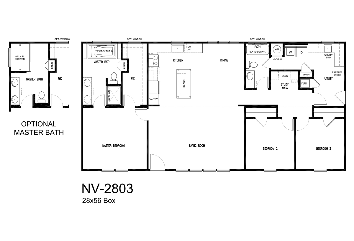Floor plan for The White Haven
