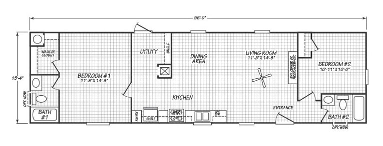 Floor plan for Valu Maxx Premier 16562A