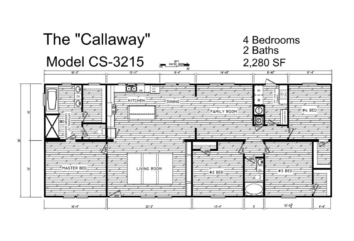 Floor plan for The Callaway