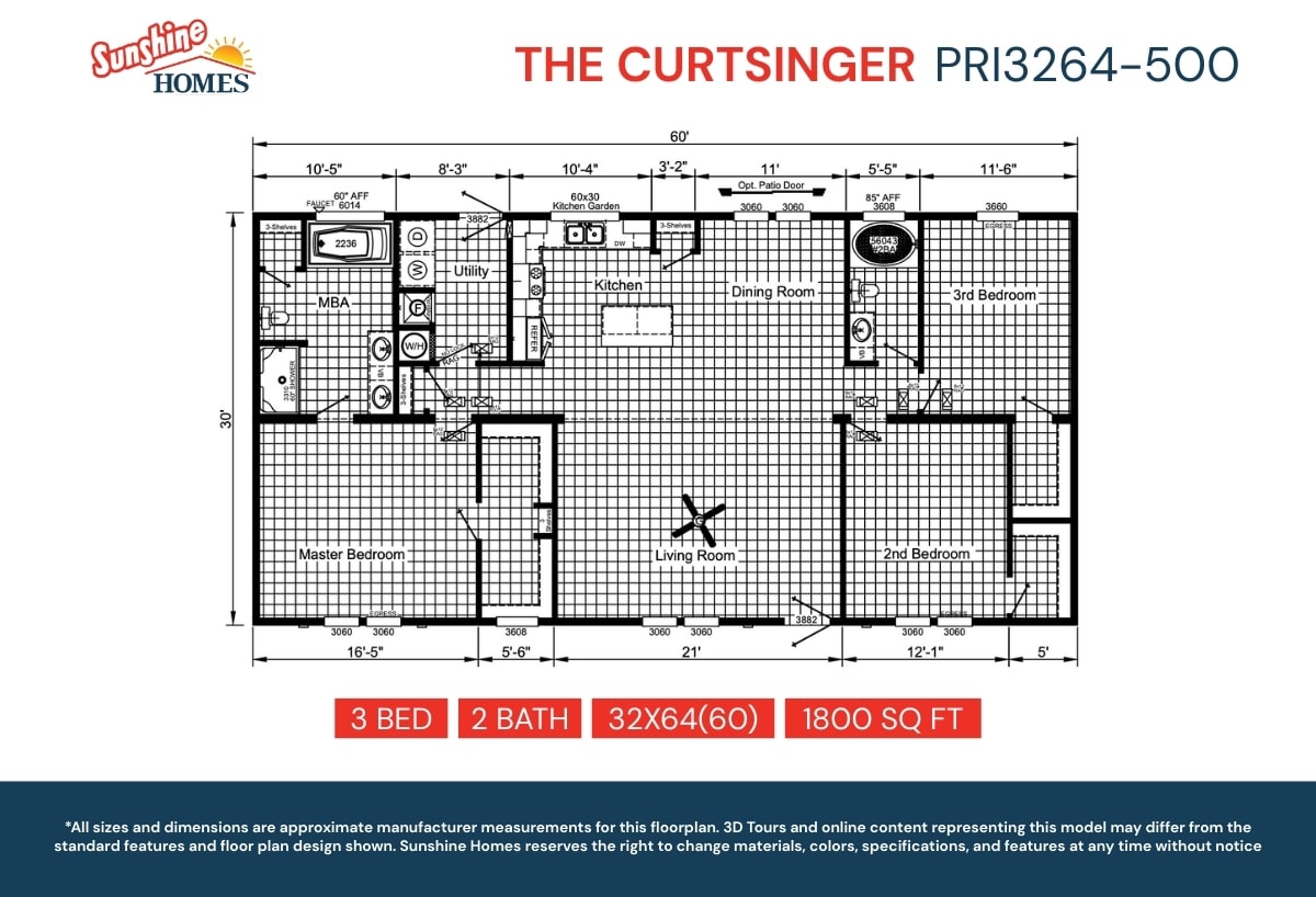 Floor plan for The Curtsinger