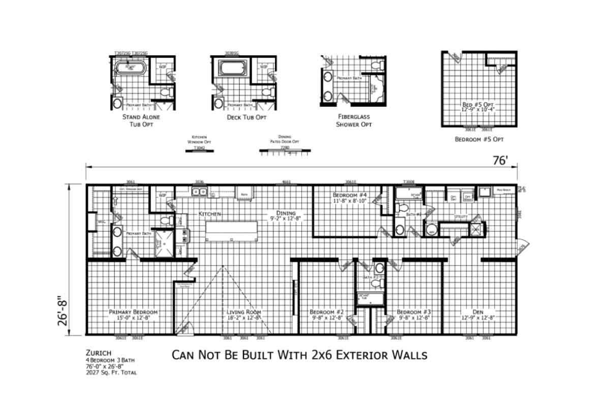 Floor plan for The Zurich