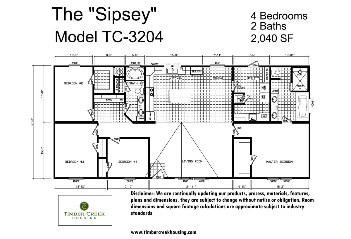 Floor plan for The Sipsey