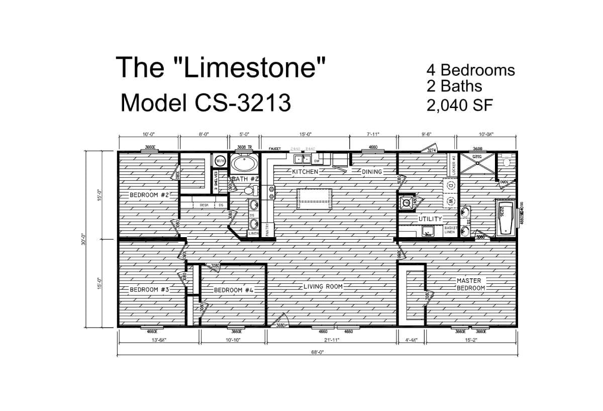 Floor plan for The Limestone