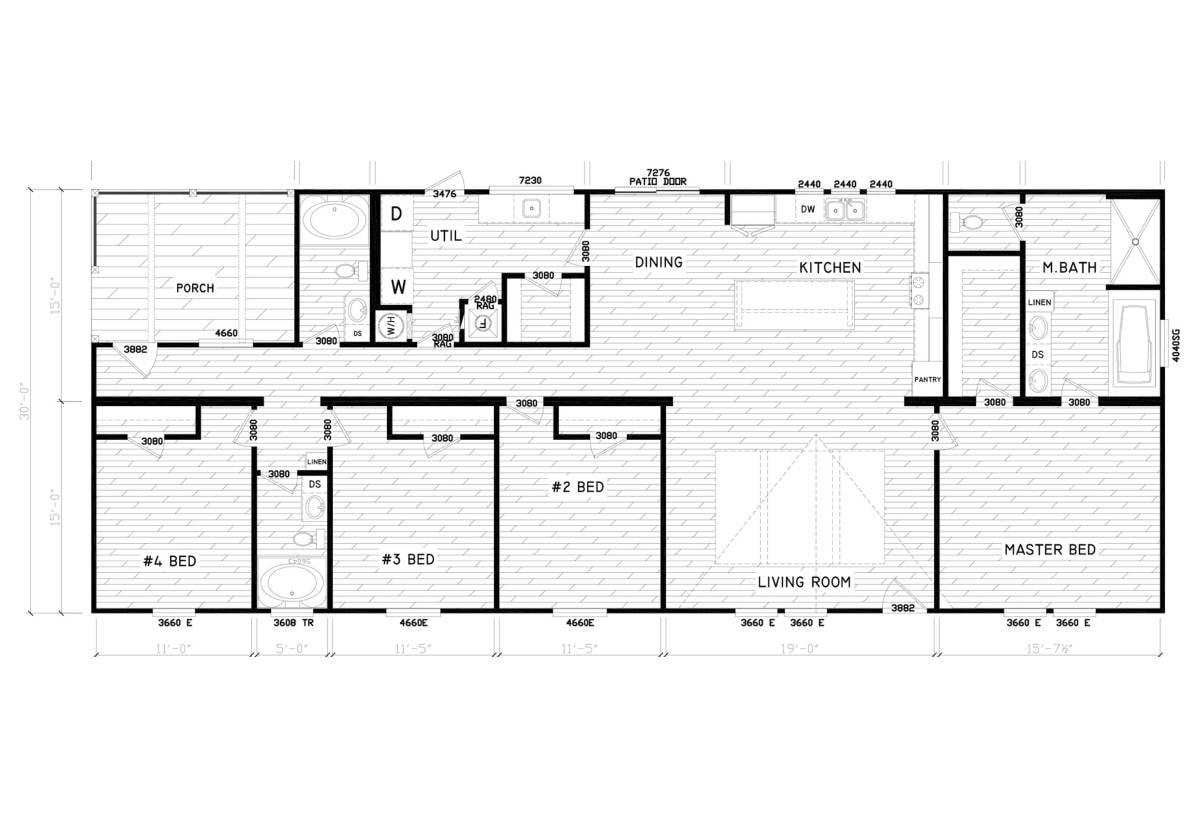 Floor plan for The Big Mulberry