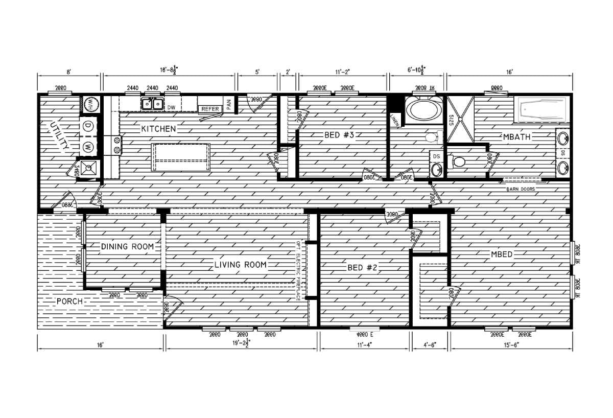 Floor plan for The Caney II