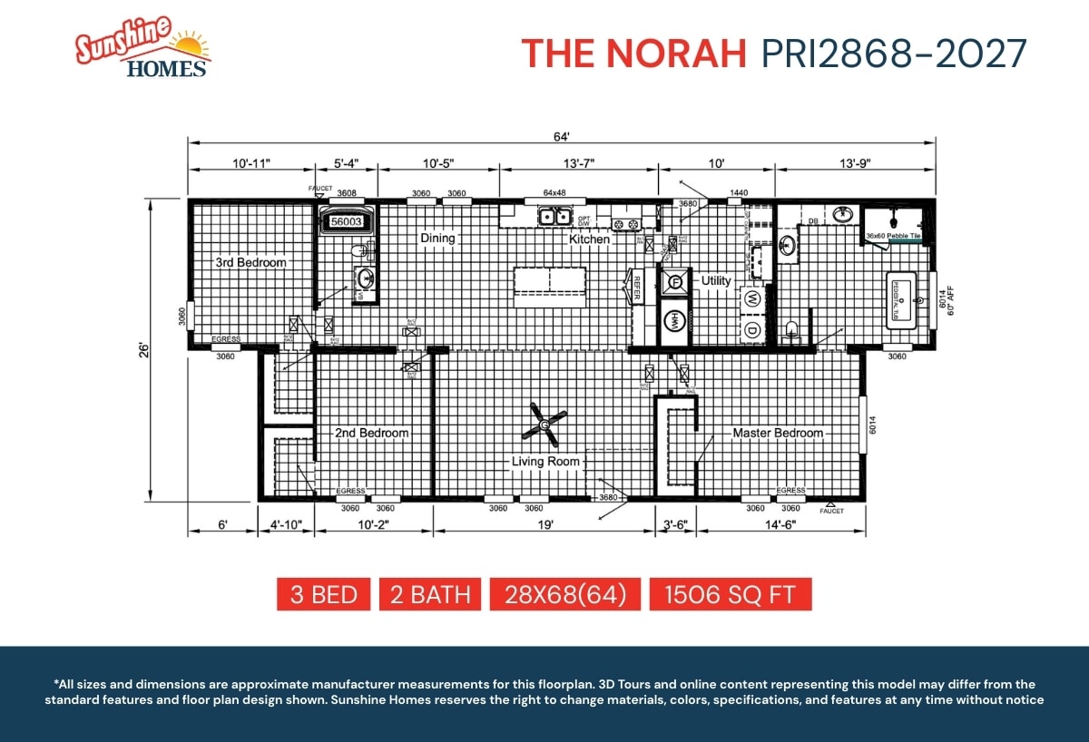 Floor plan for The Norah